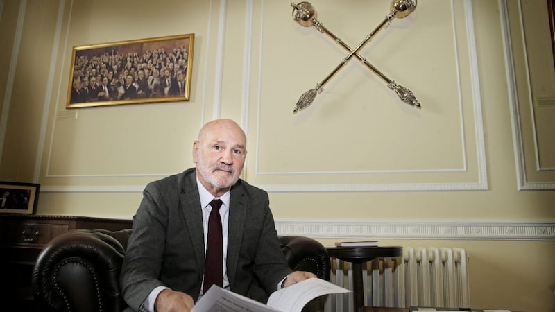 Speaker of the Northern Ireland Assembly since 2020, Sinn F&eacute;in&#39;s Alex Maskey. Picture by Hugh Russell 