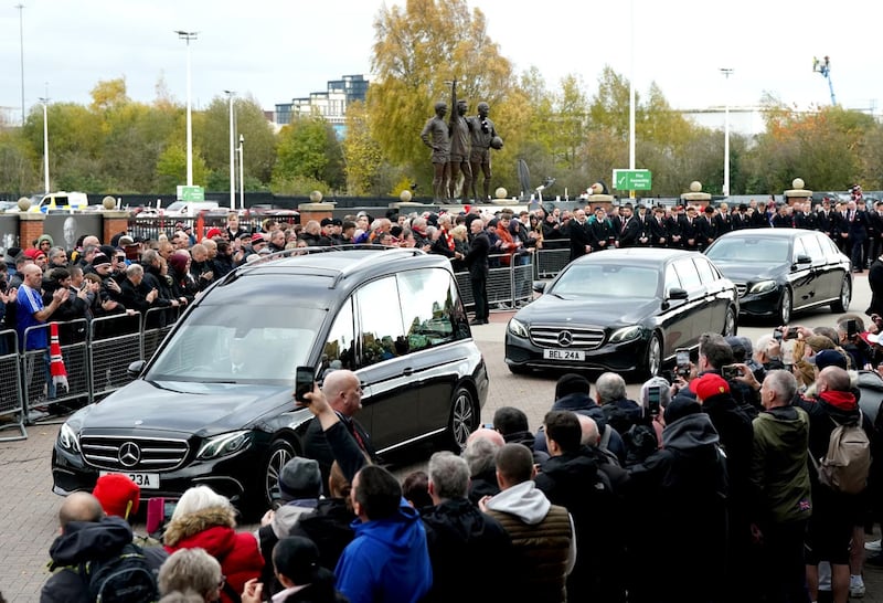 Sir Bobby Charlton's funeral
