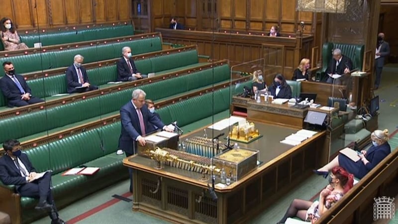 &nbsp;Northern Ireland Secretary Brandon Lewis making a statement to MPs in the House of Commons, London, on addressing the legacy of Northern Ireland's past. Picture date: Wednesday July 14, 2021.