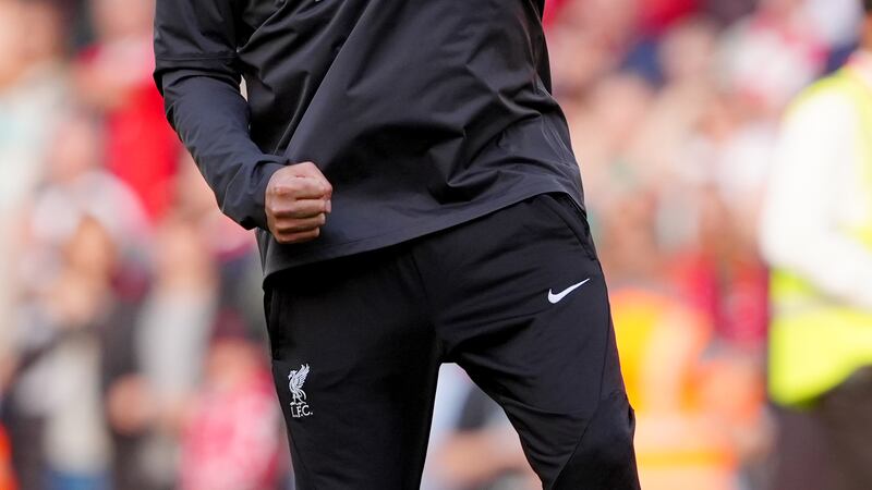 Liverpool manager Jurgen Klopp celebrates after the match