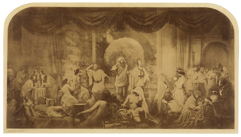 Another work featured in the show Two Ways Of Life by Oscar Rejlander, (Moderna Museet, Stockholm)