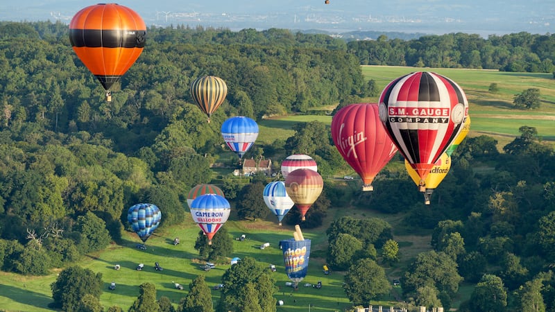 The balloons took off from Ashton Court Estate (Bristol International Balloon Fiesta/PA)