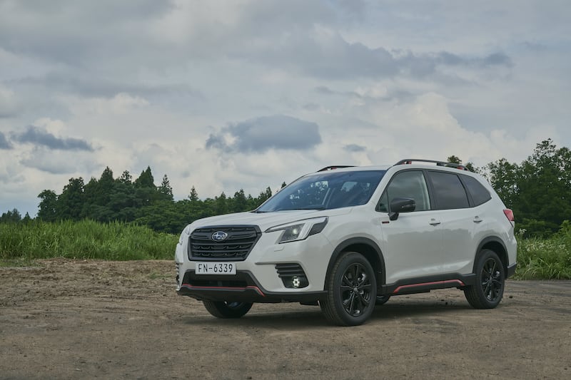 The front end design of the Forester has been updated