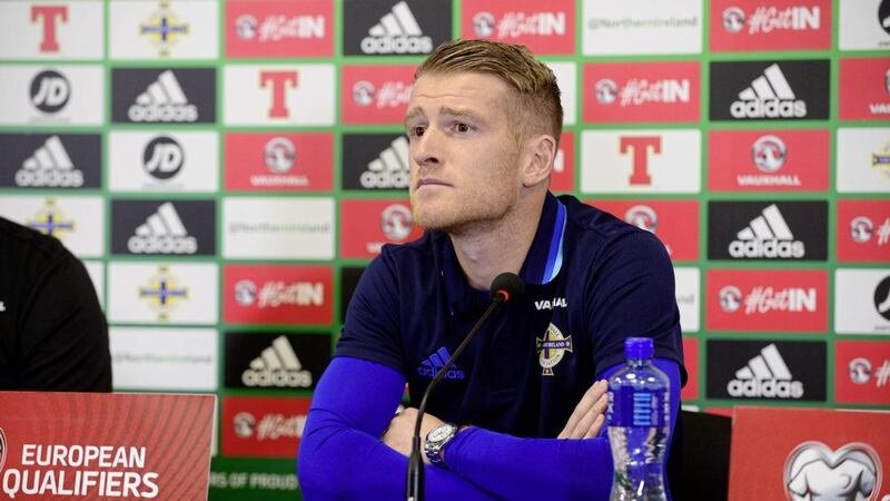 Northern Ireland captain Steven Davis is closing in on 100 caps - and hoping to play at next year&#39;s World Cup. Picture By: Arthur Allison. 