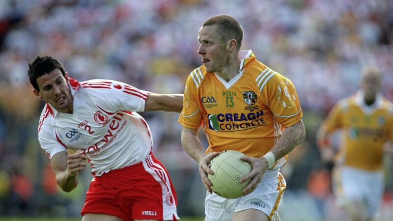 Paddy Cunningham went on to have a long and fruitful career at senior level with Antrim. Pic Seamus Loughran. 
