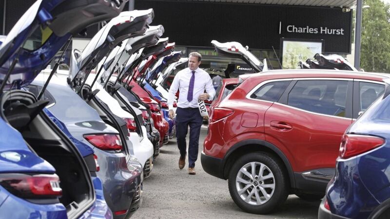 The SMMT said it may take a number of weeks for the reopening of car showrooms to be reflected in sales data. Picture by Hugh Russell. 