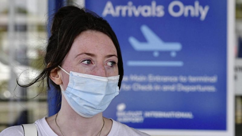 Passengers arriving from Alicante into Belfast International Airport yesterday only learned hours earlier that they would be required to quarantine for 14 days 