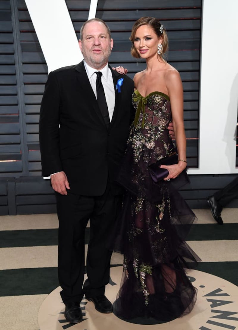 Harvey Weinstein and wife Georgina Chapman 