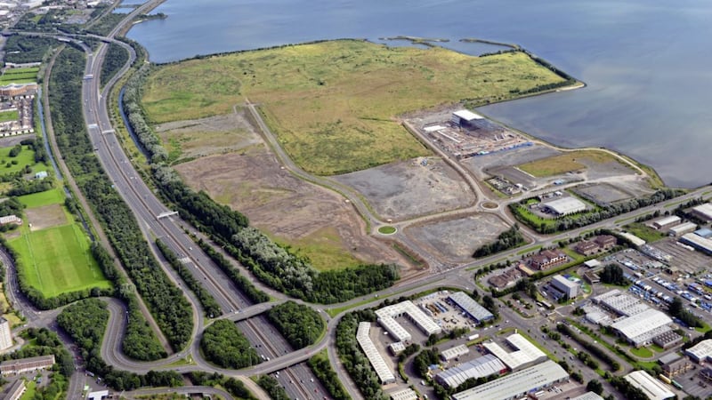 The massive foreshore site in north Belfast on which expressions of development interest are being sought 