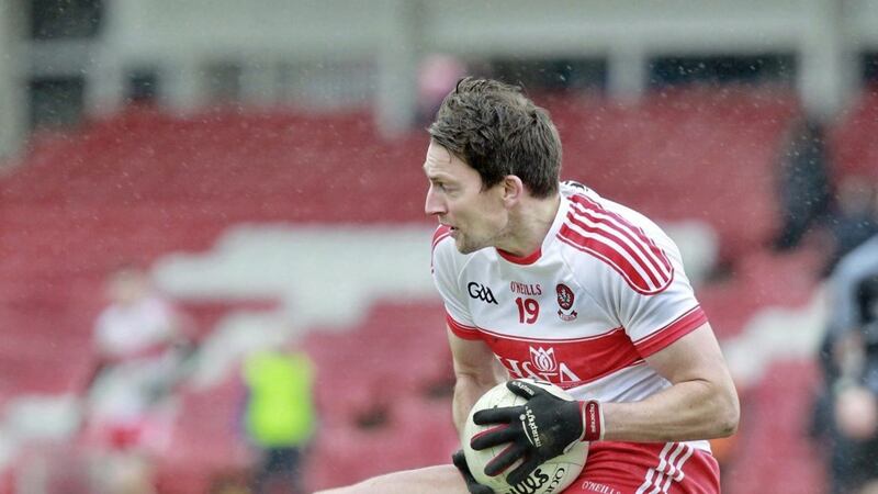 Experienced forward James Kielt is expected to return for Derry in their final Division Three game against Sligo tomorrow. Picture by Margaret McLaughlin 