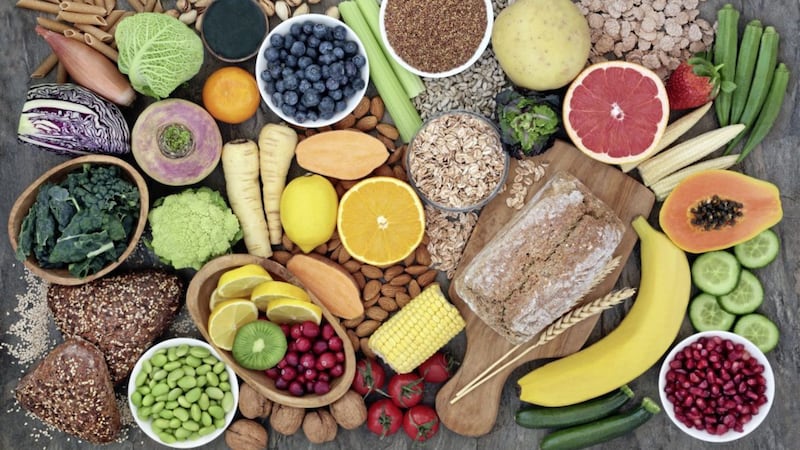 Fruit, vegetables and pulses are high-fibre foods 