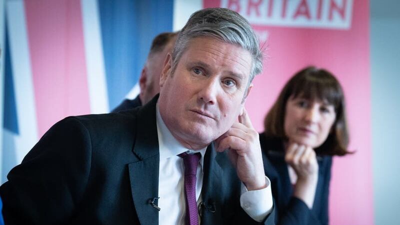 Labour leader Sir Keir Starmer chairs a meeting with shadow chancellor Rachel Reeves where he addressed 22 new local council leaders at the headquarters of the Labour Party in London. Picture date: Tuesday May 9, 2023.