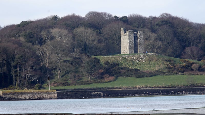 The Anglo-Norman castle at Audleystown on the shore of Strangford Lough. Picture by Philip Walsh