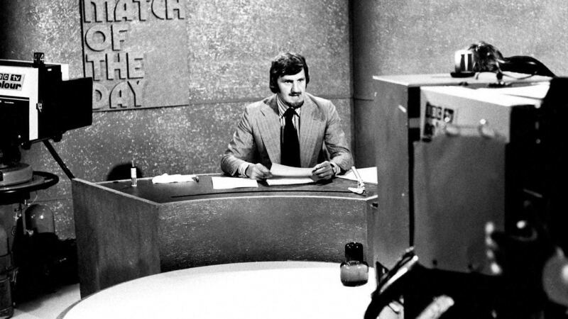 Jimmy Hill presents Match of the Day in September 1973&nbsp;