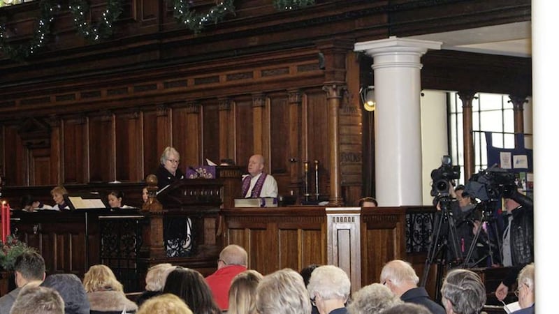 The service of remembrance at St Ann&#39;s Church 