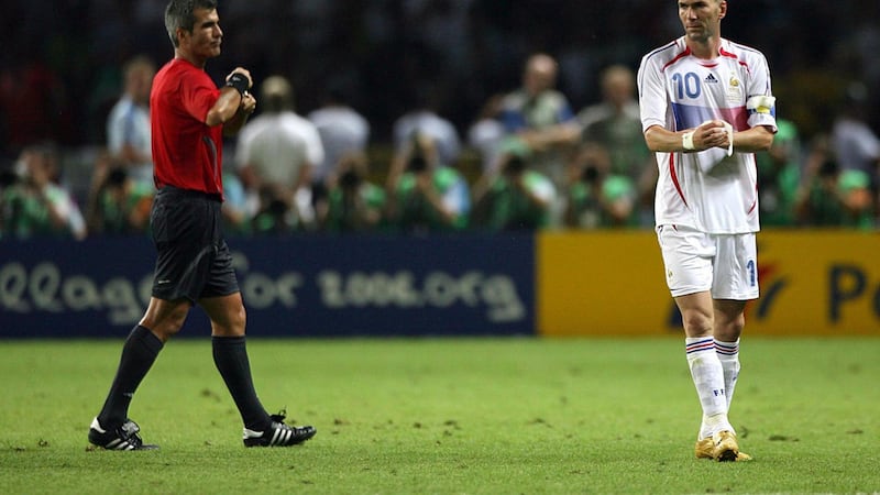 Zinedine Zidane's playing career came to an ignominious end after he was sent off in the Word Cup final for a headbutt on Italy's Marco Materazzi. He was suspended for three matches despite having already retired