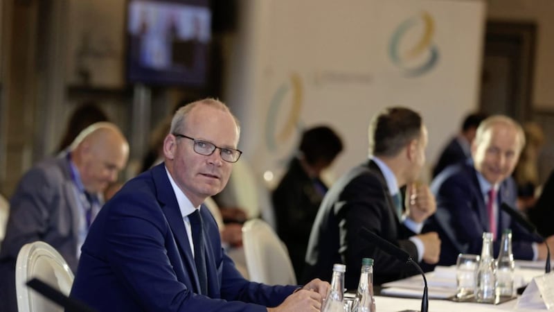Irish Foreign Affairs Minister Simon Coveney at the British Irish Council summit in Lough Erne Resort in Enniskillen, Co Fermanagh, in June. Picture by Liam McBurney, Press Association 