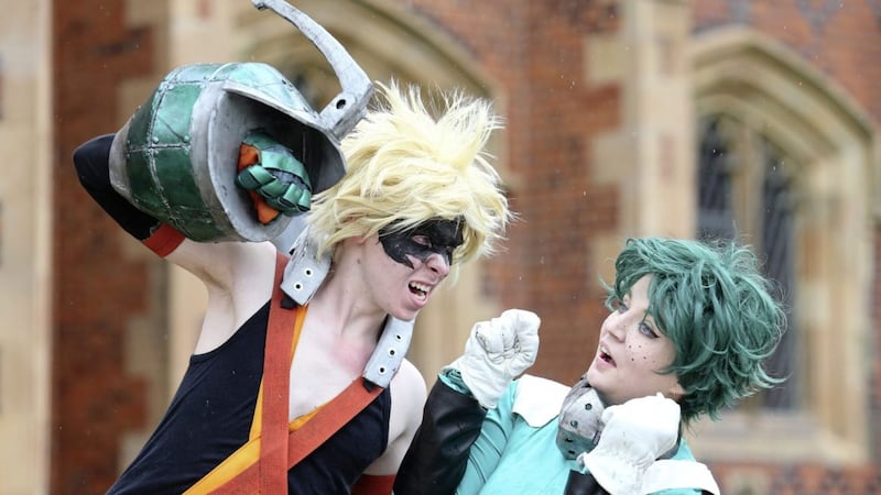 Cosplayers take centre stage at the Q-Con 2019 event at Queen&#39;s. Picture by Mal McCann 