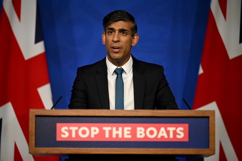 Prime Minister Rishi Sunak promised a treaty with Rwanda and emergency legislation after the Supreme Court ruled that sending asylum seekers to the African nation would be unlawful