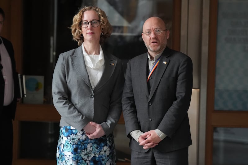 Scottish Green party co-leaders Lorna Slater and Patrick Harvie are no longer in Government