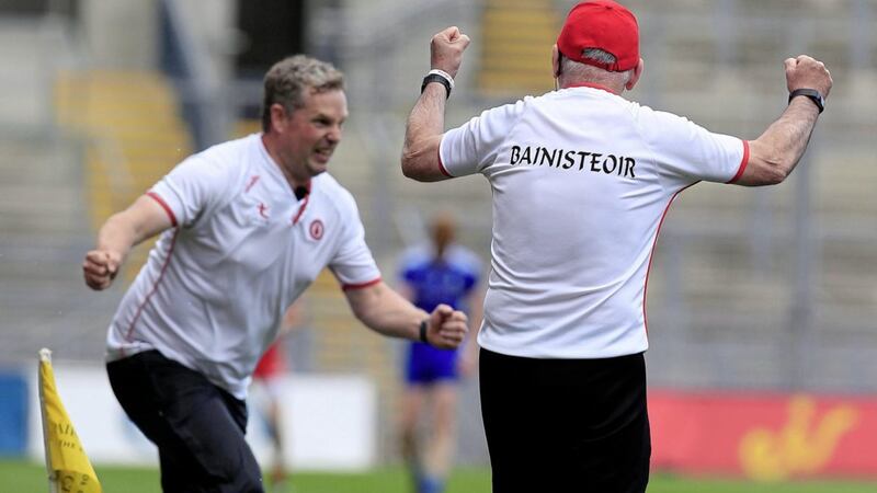 Tyrone boss Mickey Harte tends to turn a deaf ear to critics.<br /> Pic Philip Walsh