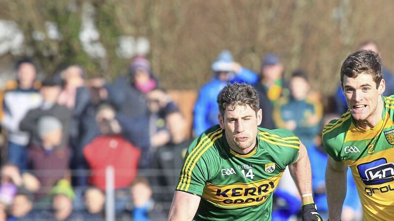 Caolan Ward in action for Donegal against Kerry during the league. Picture by Margaret McLaughlin 