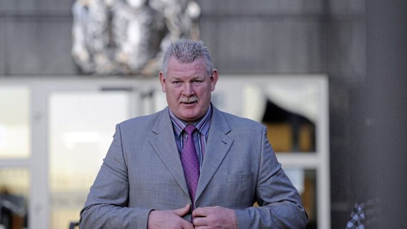 David Tweed pictured leaving Antrim courthouse in 2012 
