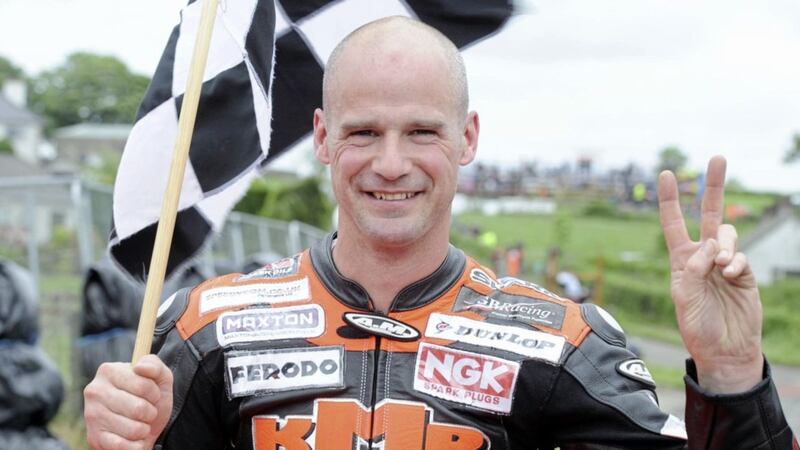 Professional motorcycle road racer Ryan Farquhar, from Dungannon, holds the record of the most Irish national race wins of any one rider 