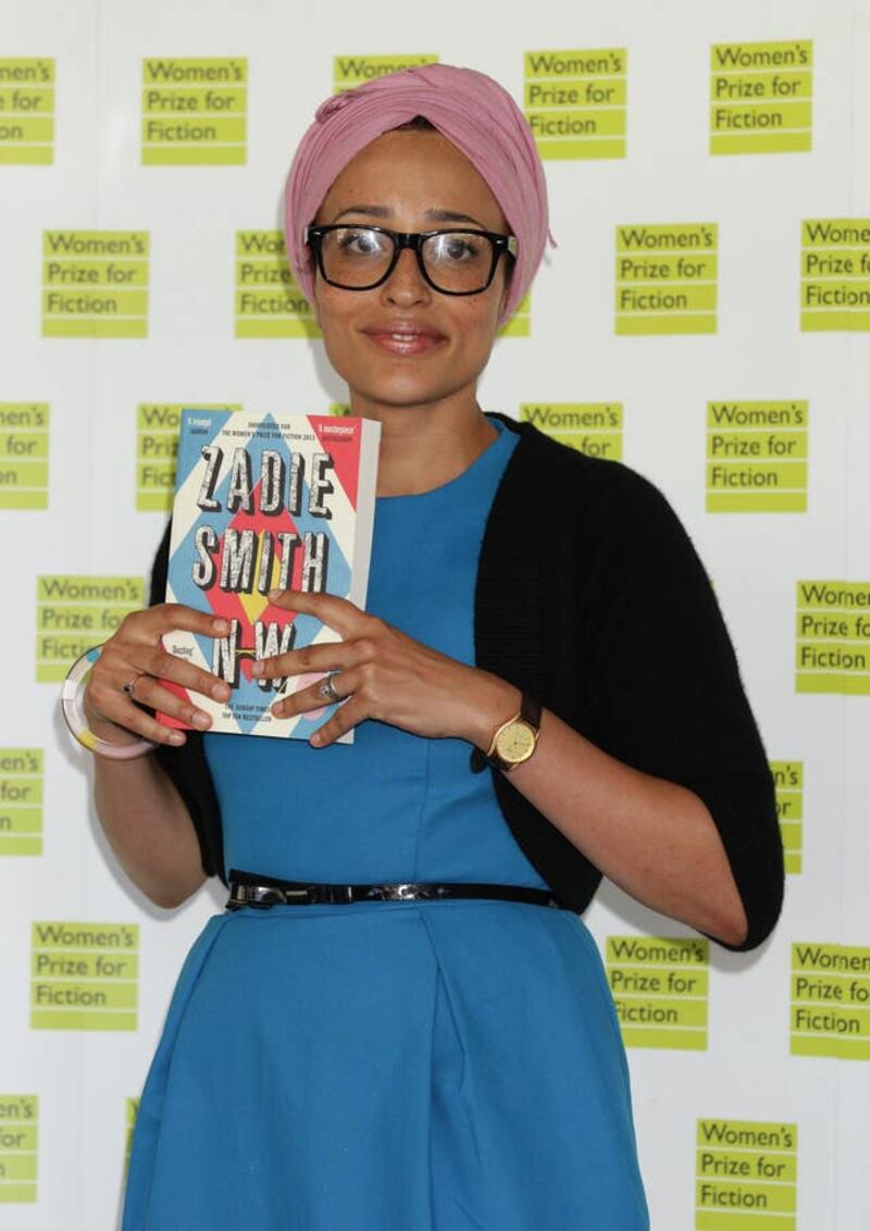 Zadie Smith attending the Women’s Prize For Fiction