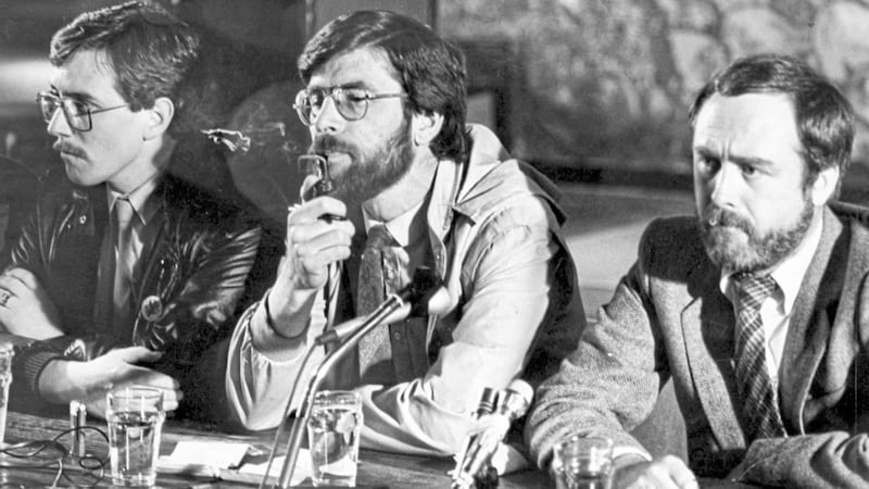 Gerry Adams&#39;s own election in 1983, following the resignation of Ruairi &Oacute; Br&aacute;daigh, was unopposed 