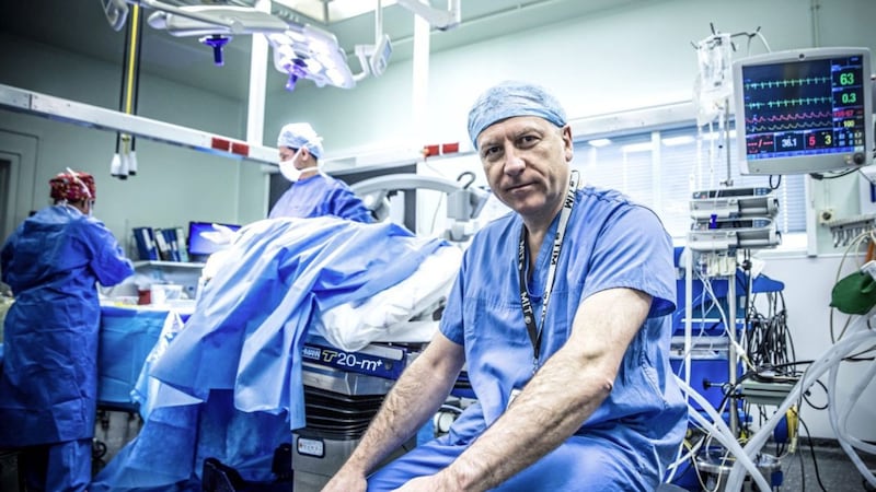 A scene from the recent BBC documentary Hospital, set in a busy London hospital 