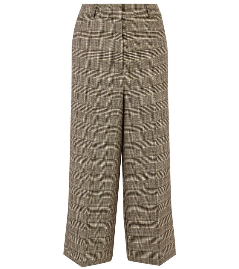 Oasis Check Wide Leg Trousers, &pound;38 