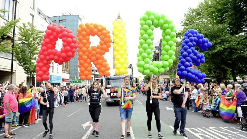 The Belfast Pride parade took place in Belfast on Saturday. Picture by Arthur Allison 