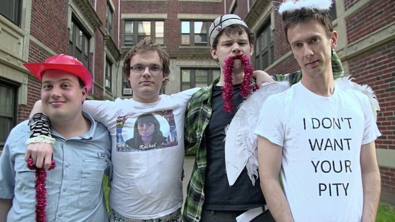 Ethan Finlan, New Michael Ingemi, Jack Hanke and Noah Britton of Asperger&#39;s Are Us 
