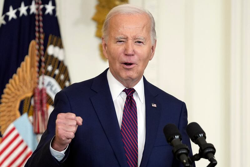 US President Joe Biden (Evan Vucci/AP)