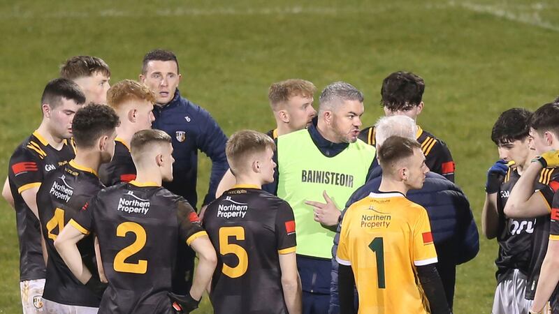 Antrim manager Niall Jackman pictured during last year's game with Donegal, where they took the Tír Chonaill men to extra-time. Picture by Margaret McLaughlin