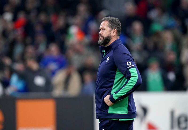 Ireland head coach Andy Farrell is contemplating changes for the visit of Italy