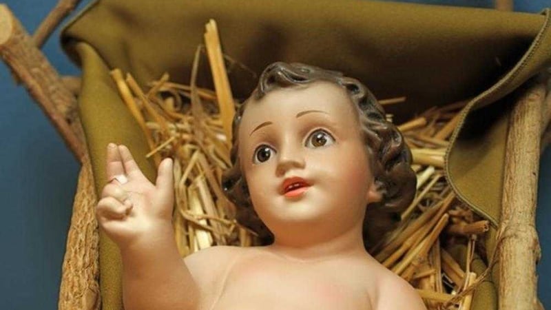 A baby Jesus statue was stolen from a crib in Co Wicklow over the weekend 