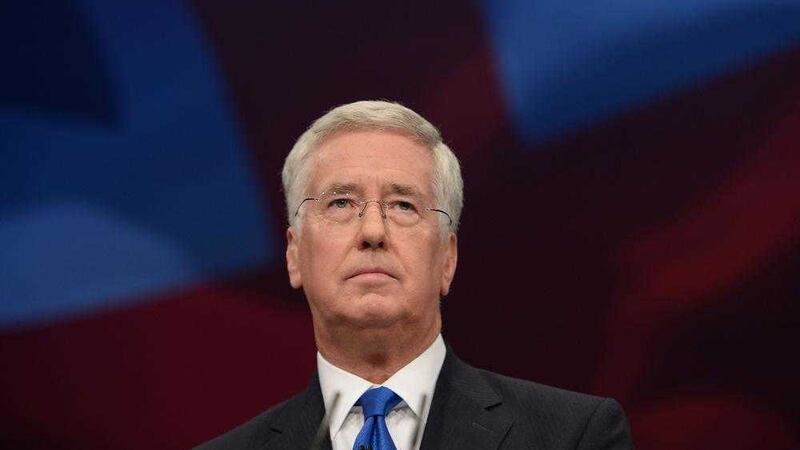 Defence secretary Michael Fallon at the Tory party conference. Picture by Stefan Rousseau, Press Association              
