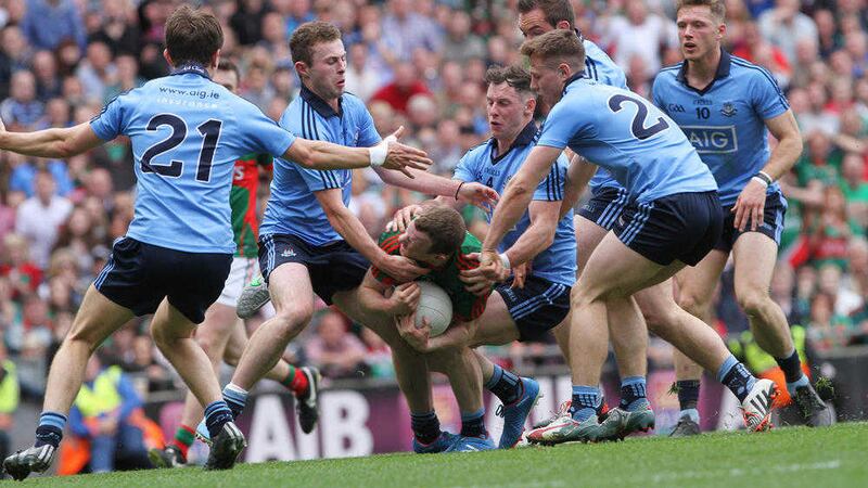 Colm Boyle won a vital penalty against Dublin by running powerfully at their defence late on <br />Picture: Colm O'Reilly