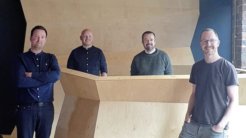 Enda Fallon, who will head up 2020 Architects in Ireland, with fellow directors Richard McKinney, Michael Howe and Gareth Boyd 