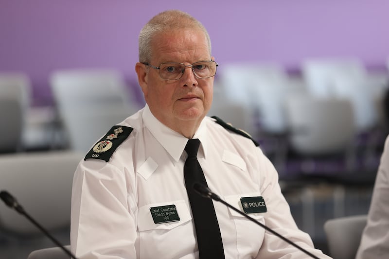 PSNI Chief Constable Simon Byrne (Liam McBurney/PA)