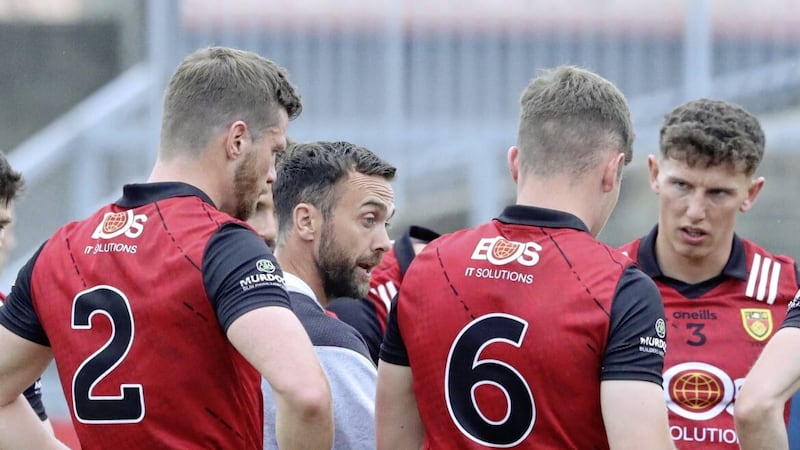 Down boss Conor Laverty will be hoping for a potentially season-defining victory over Cavan at Kingspan Breffni on Saturday. Picture by Philip Walsh 
