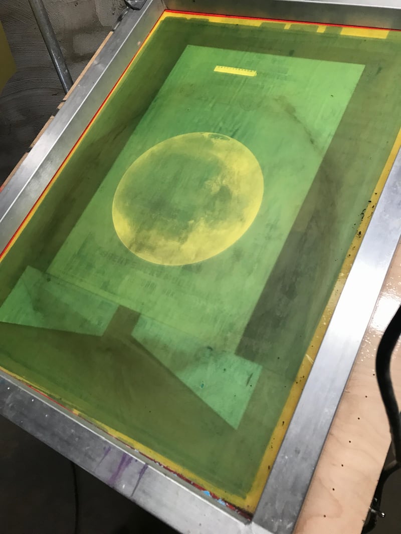 The screen printing