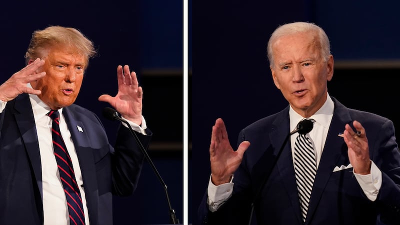 Donald Trump and Joe Biden have been urged to hold a debate (Patrick Semansky/AP)