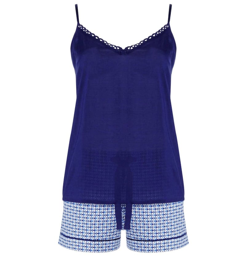 Cyberjammies Ophelia Tile Print Cami And Shorts PJ Set, &pound;36, House of Fraser 