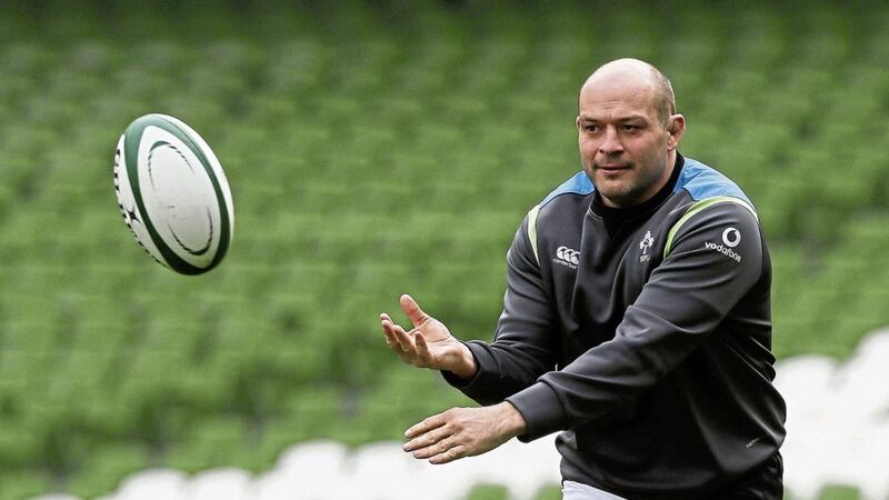 Ireland&#39;s Rory Best during the captain&#39;s run at The Aviva Stadium, Dublin on Friday Picture by Brian Lawless/PA Wire 