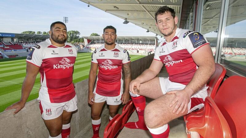 Ulster Rugby signings Rodney Ah You, Charles Piutau and Marcell Coetzee 