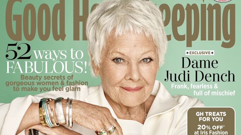 Dame Judi Dench on the cover of Good Housekeeping (Good Housekeeping / David Gubert)