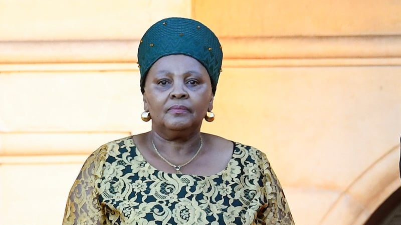 South African Speaker of the National Assembly of South Africa Nosiviwe Mapisa-Nqakula faces imminent arrest over corruption charges after her bid to block police and prosecutors from arresting her was dismissed (Rodger Bosch/pool photo via AP, File)